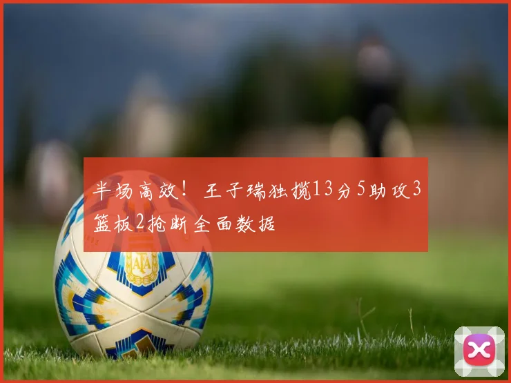 半场高效！王子瑞独揽13分5助攻3篮板2抢断全面数据